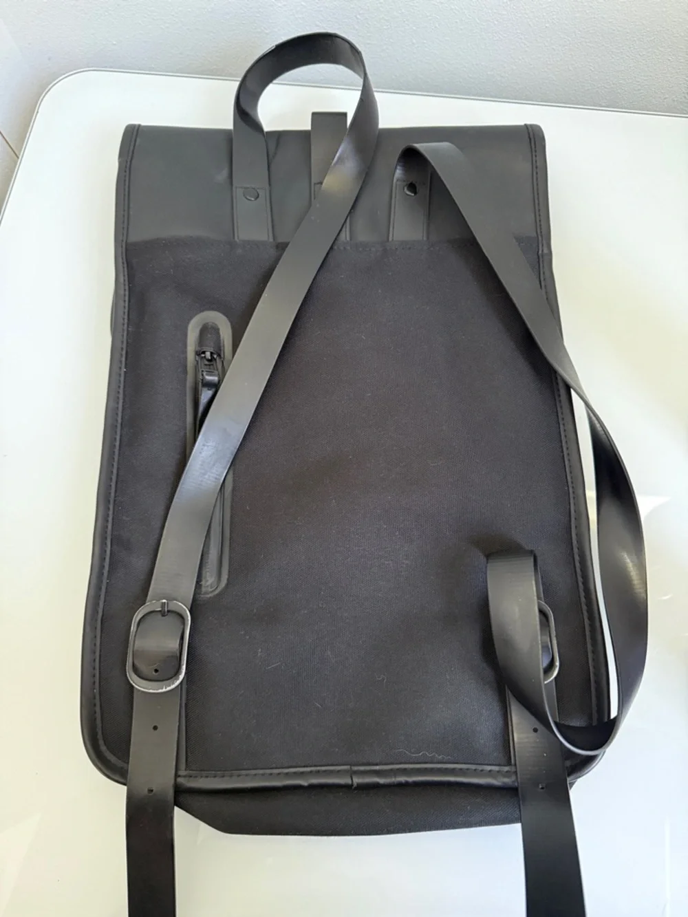 Rains Black Waterproof Backpack Mini - Picture 7 of 12